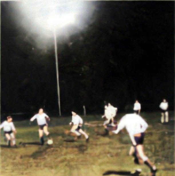Flutlichtanlage am Sportplatz, 1983